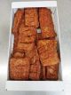 Stör, Bauchlappen in Gewürz mit Chili